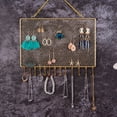 thumbnail image 3 of Display Rack Earring Diamond Hanger Wall Mounted Jewelry Organizer for Women Horizontal, 3 of 8