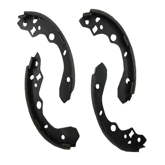 Premium Rear Brake Shoes for 1999-2003 Mazda Protege Goodyear Brakes GYS739