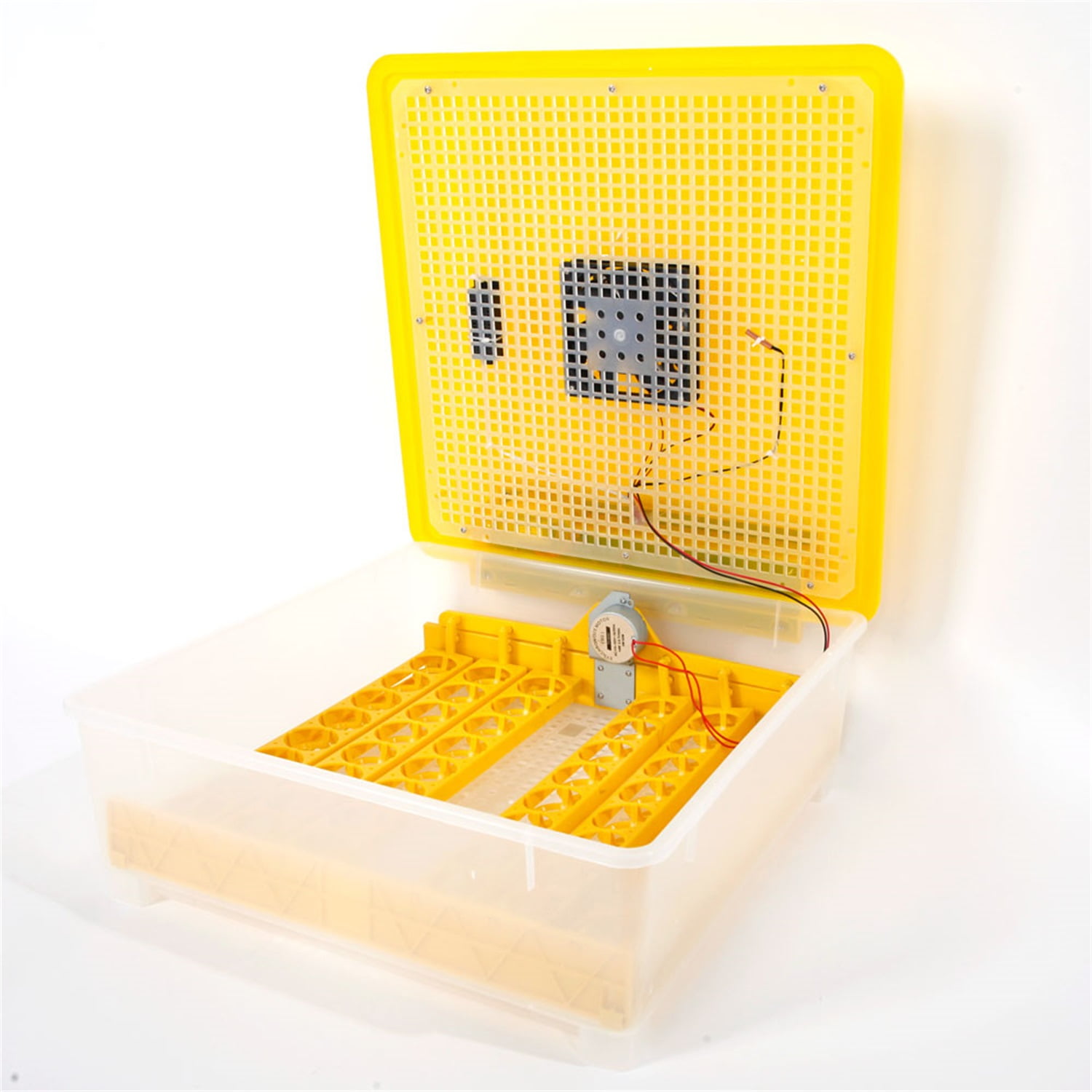 Pefilos Automatic Poultry Incubator for Chicken Eggs 48-Egg Practical Fully (US Standard), Yellow Pefilos Automatic Poultry Incubator for Chicken Eggs 48-Egg Practical Fully (US Standard), Yellow