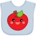 thumbnail image 3 of Inktastic Smiling Apple Boys or Girls Baby Bib, 3 of 4