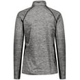 thumbnail image 2 of Holloway Sportswear M Womens Electrify Coolcore® 1/2 Zip Pullover Black Heather 222774, 2 of 5