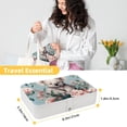 thumbnail image 5 of Koala Portable PU Leather Jewelry Organizer with Removable Compartment, Necklace Holder, Bracelet Holder, and Jewelry Boxes, 5 of 6
