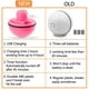 thumbnail image 1 of Juguete interactivo para gatos, bola autogiratoria de 360 grados, juguete de ejercicio LED con carga USB, bolas interactivas giratorias automáticas para gatitos que toman y se divierten (rosa) Ormromra QH-609, 1 of 4