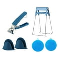 thumbnail image 2 of Pinzas de cocina Macarena pinza de placa caliente azul, 2 of 8
