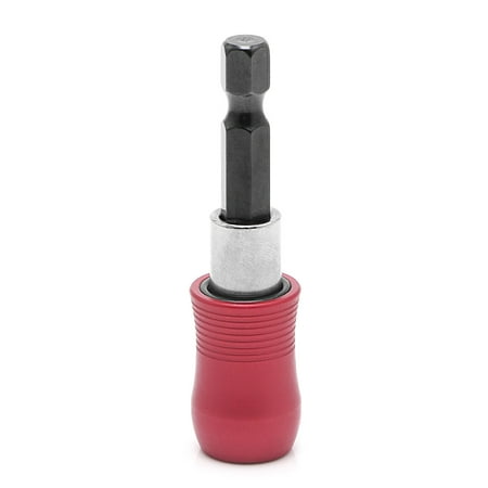 

JUNTEX 1 Pc 60mm 1/4 Inch Hex Shank Quick Release Screwdriver Bit Holder Extension Bar