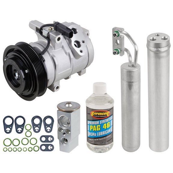 AC Compressor & A/C Kit For Dodge Charger Magnum & Chrysler 300 2.7L V6 2005 2006 2007 2008 2009 2010 - BuyAutoParts