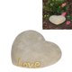 thumbnail image 4 of Dog Memorial Tombstone, Comfort Injured Heart Exquisite Memorial Stones Heart Shaped Weatherproof For Lawn For Garden For Backyard ANGGREK No, 4 of 8