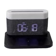thumbnail image 1 of Reloj despertador con pantalla LED de carga inalámbrica con absorción magnética tres en uno multifuncional, luz nocturna con atenuación táctil y carga rápida de 15 W, 1 of 6