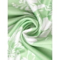 thumbnail image 5 of INSPIRE CHIC Women's Nightgown Chemise Floral Split Midi V Neck Bow Spaghetti Strap Cami Lingerie Pajama Dress S Green with White Floral, 5 of 6