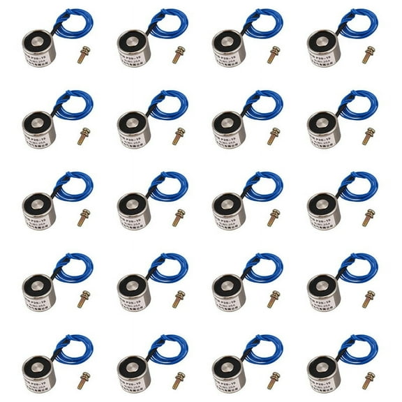 20X Sucked Electric Lifting Magnet Electromagnet 12VDC 2.5Kg 5.5LB 20X15mm