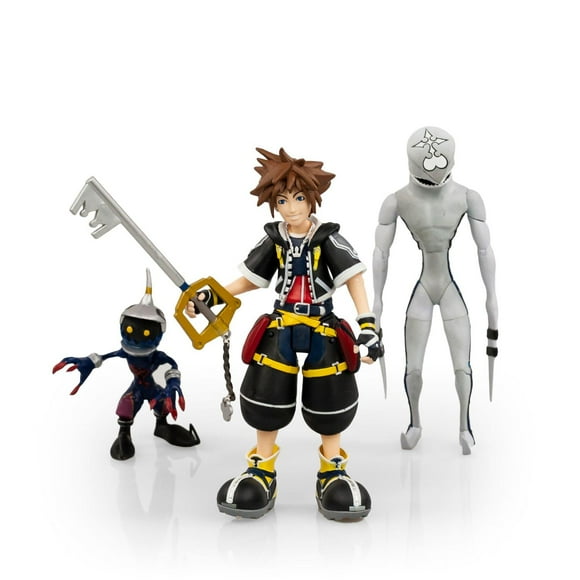 Kingdom Hearts Jeu de Figurines d'Action 2 Comprend Sora, Crépuscule et Soldat
