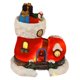 thumbnail image 1 of Christmas decorations resin luminous band music small house gift boots Christmas gift ornaments, 1 of 5