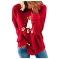 thumbnail image 1 of 2023 Chandail en Molleton de Mode pour Femmes 50 % de Rabais Liquidation Imprimé Mode Ample Manches Longues Col Rond chandail à Capuche, 1 of 3