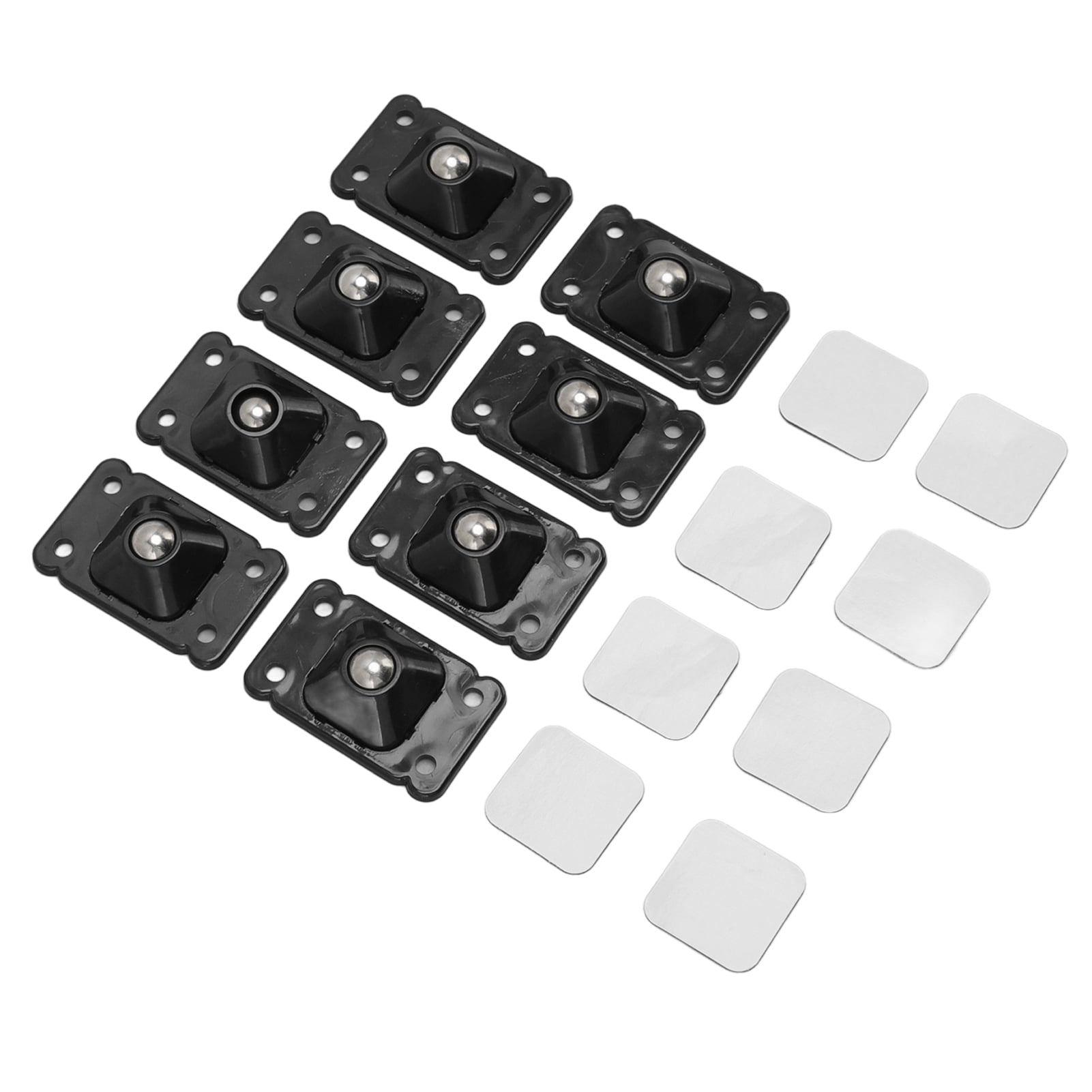 8/20pc Self Adhesive Caster Mini Swivel Casters Wheels 360 Degree Rotation Pulley Bottom Of Storage Box Roller Furniture Casters - View #7