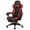 Red, variant on Gymax Office Computer Desk Chair Gaming Chair Adjustable Swivel w/Footrest Pink