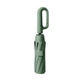 thumbnail image 3 of Paraguas plegable automático con mango novedoso para actividades al aire libre y senderismo. Verde 125cmx82cm, 3 of 9