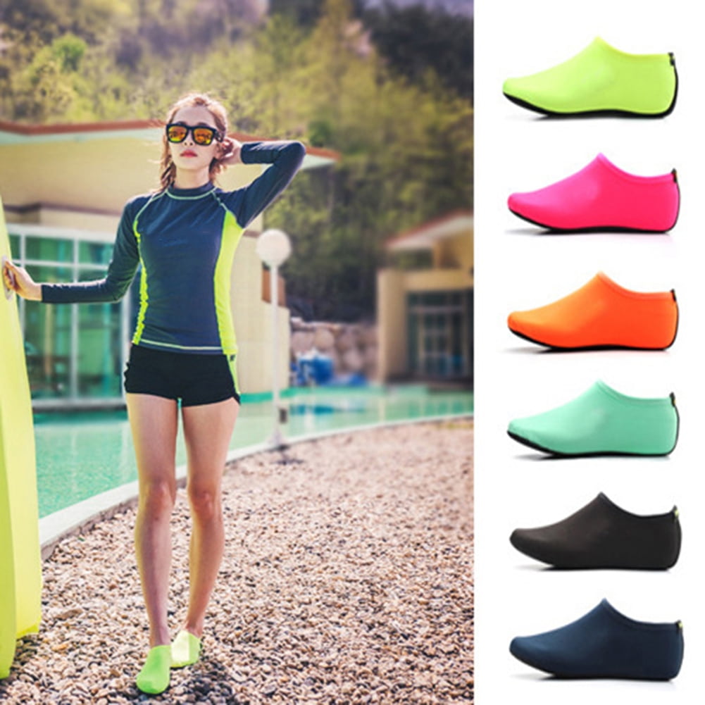 Womens Beach Barefoot Water Aqua Shoes Comfy Outdoor Sports Lightweight Slip On 