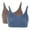 Mocha/Periwinkle Blue, variant on Rhonda Shear Lace Back Ahhlette 2-Pack