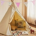 thumbnail image 2 of 33 Ft Vintage Flower Fabric Bunting Banner 36 Triangle Flag For Party Decor, 2 of 9