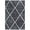 Dark Grey/Ivory, variant on SAFAVIEH August Romayne Diamond Shag Area Rug, Dark Grey/Ivory, 6'7" x 6'7" Square