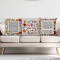 thumbnail image 5 of Funda de almohada Littlefa Cute Inspiring Girl You Can Do Hard, 5 of 5