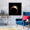 thumbnail image 3 of Light And Shade Canvas Art Outer Space Universe Astronomy Picture Wall Art Galaxy Earth Moon Framed Painting Wall Decor For Home Office Bedroom Reeady to Hang, 3 of 6