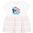 thumbnail image 3 of Inktastic It's My First Family Cruise Girls Baby Dress, 3 of 5