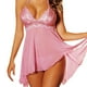 thumbnail image 1 of Trmx lencería sexy para mujer vestido de bata de encaje de seda babydoll camisón camisón spangjing, 1 of 4