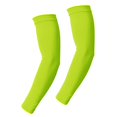 thumbnail image 1 of Mangas de brazo refrescantes, protección completa, uso versátil, transpirables, 1 par, protectores para exteriores, para golf, tenis, baloncesto. amarillo fluorescente, 1 of 8