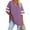 Purple womens blouses and tops dressy, variant on Wycnly Womens Blouses and Tops Dressy Fashion Button up Comfy Breathable Oversized Tshirts Summer Color Block V-Neck Short Sleeve Cute Tees Tops Black XXL