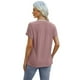 thumbnail image 4 of Eres Más Que una Camisa de Puntuación de Prueba Sexy de Manga Corta Lentejuelas Suelta Camisa de Blusa con Cuello en V, Poliéster, 4 of 9