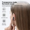thumbnail image 4 of MPOW S81A Bluetooth 5.4 TWS Earbuds with ANC Active Noise Cancelling ENC Clear Call, 13mm Driver Hi-Fi Stereo, 24H Playtime, Type‑C Fast Charging In-Ear Headphones, 4 of 14