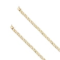 thumbnail image 3 of 14k Yellow Gold Nugget Cuban Link Bracelet - 8" | Elegant 14KY Gold Chain Bracelets for Men and Women | Weight 12.3 | Men’s Jewelry for Gift, 3 of 3