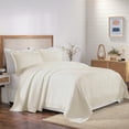 thumbnail image 3 of Superior 2-Piece Victory Cotton Matelasse Ivory Bedspread Set, Twin, 3 of 10