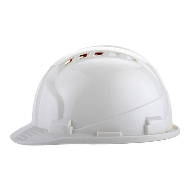 Casco de seguridad, casco de construcción resistente y transpirable, gorra de protección laboral blanco