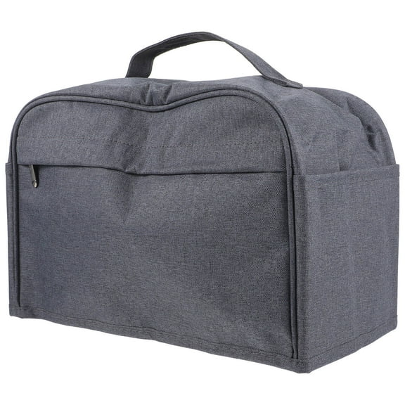 AURARMLET 1Pcs Grey Toaster Oven Cover with Small Pocket for Christmas and Family Gatherings