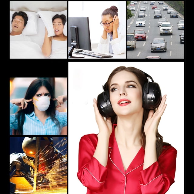 LSLJS Sound Insulation and Noise Reduction Earmuffs for Sleep Learning and Work. Soft and High Elasticity. Shooting Tactics Sound Insulation Ear Protectors, Noise Cancelling Earmuffs Other Decoration