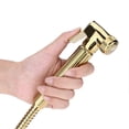 thumbnail image 3 of Solid Brass Shattaf Shower Kit with Wall Mount for Toilet, Bidet, Diaper and Hand Shower, 3 of 4