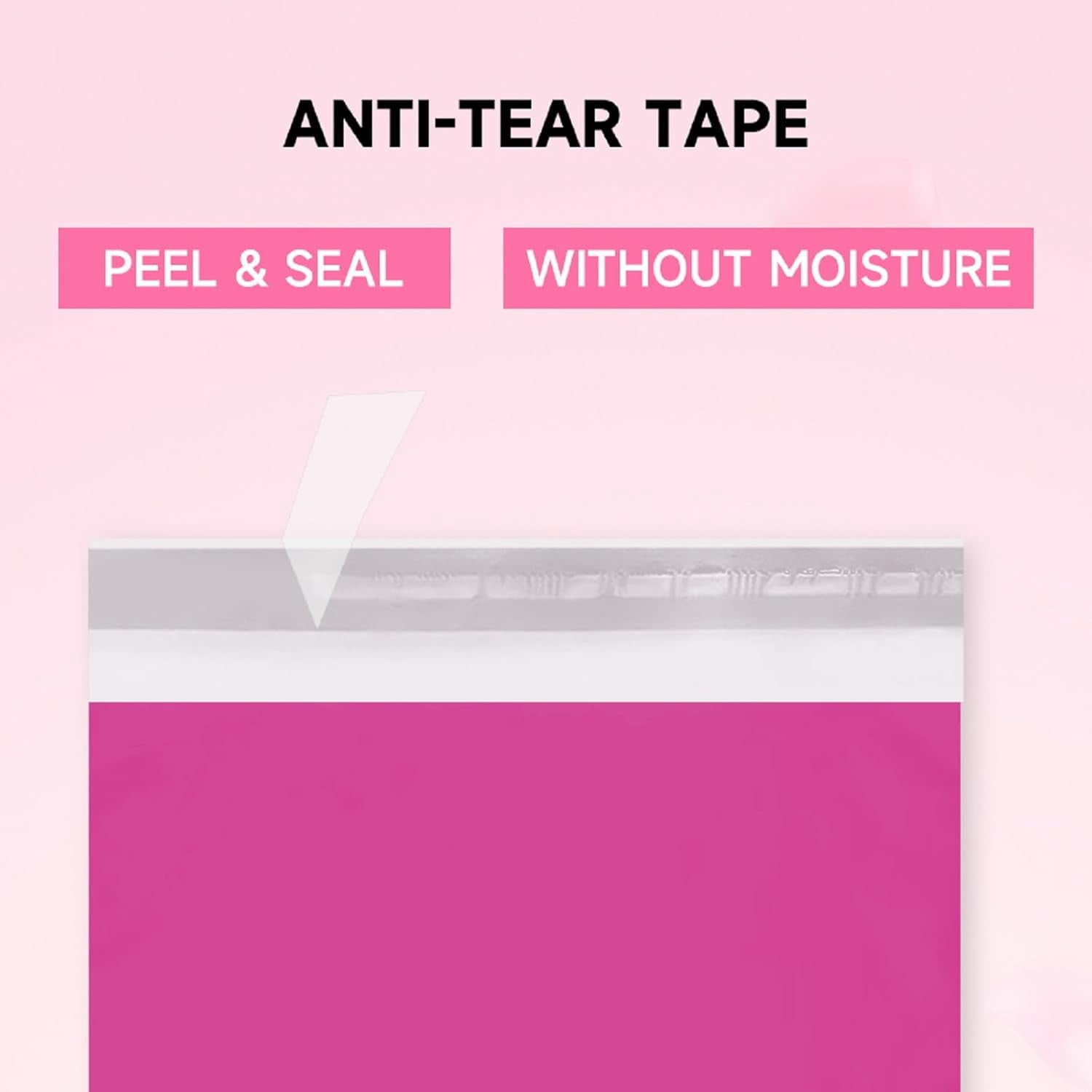 TRAEKESYI Pink Poly Mailers 14.5X19 100 Pack, Strong Adhesive Shipping Envelopes for Clothing/Shirt, Poly Bags for Small Businesses, Waterproof Mailing for Shipping, Packages Bags