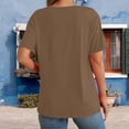 thumbnail image 5 of Ounisa Womens Short Sleeve T Shirt Crew Neck Easter Bunny Printed Cotton Loose Fit Casual Summer Daily Wear Tops S-2XL, 5 of 5