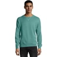 thumbnail image 1 of Hanes Mens Big ComfortWash Garment Dyed Fleece Sweatshirt, L, Spanish Moss, 1 of 3