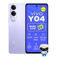 thumbnail image 1 of Celular vivo smartphone Y04 Dual SIM – 256GB ROM, Pantalla 6.74" 90Hz, Batería 5150mAh – Desbloqueado, 1 of 4