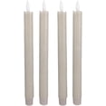 thumbnail image 3 of LumiPur Signature Collection Natural Glow LED Flameless Taper Candles, 1" x 9", Gray Fog, 4-Pack, 3 of 4