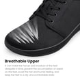 thumbnail image 4 of vibdiv Women's Barefoot Walking Wide Toe Box Zero Drop Minimalist Sneakers Non Slip Breathable Comfortable Lightweight Walking Shoes All Black Size 6, 4 of 7