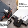 thumbnail image 2 of Quartz Clock Movement Repair Kit - 2 Pairs of DIY Wall Clock Mechanism Replacement Parts SHENMO, 2 of 4