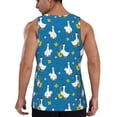 thumbnail image 3 of Gaeub Cartoon Goose Men's Athletic Tank Top, Workout Sleeveless Shirts, Running Tank Tops for Gym, Running, Training - 3X-Large, 3 of 9