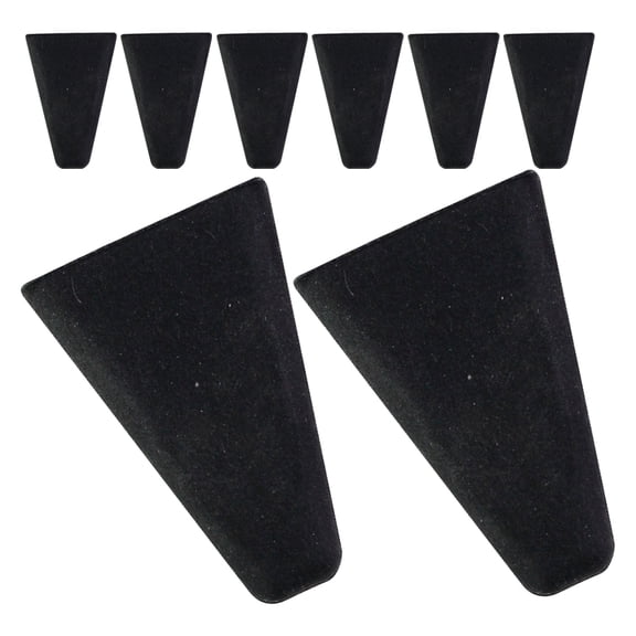 BESTONZON 8Pcs Black Silicone Air Fryer Replacement Feet Bumpers Stable Dishwasher Safe for Oven Racks