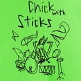 thumbnail image 3 of CafePress - Chicks With Sticks Light T Shirt - Light T-Shirt - CP, 3 of 4