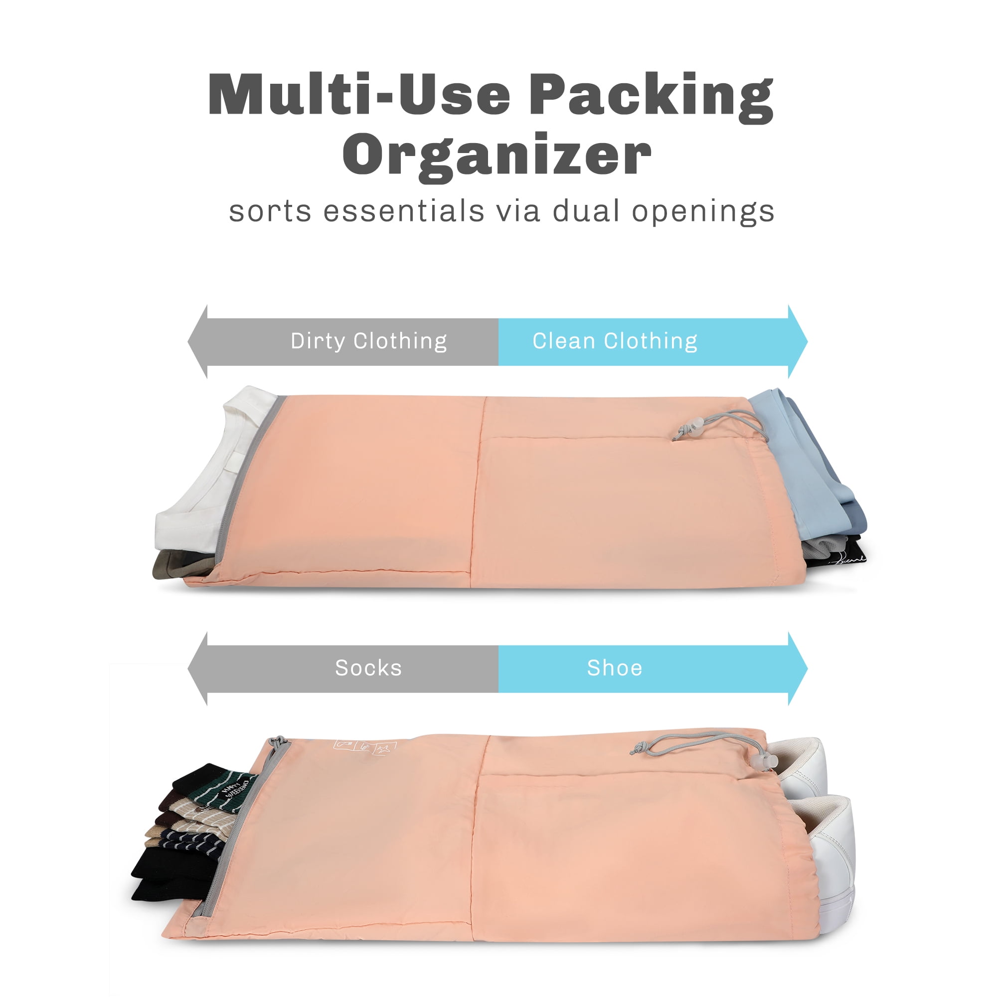 Compression Packing Cubes Set – Hynes Eagle – Peach