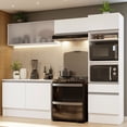 thumbnail image 2 of Cocina Integral Completa Madesa Topazio 01 Blanco 260cm, 2 of 10